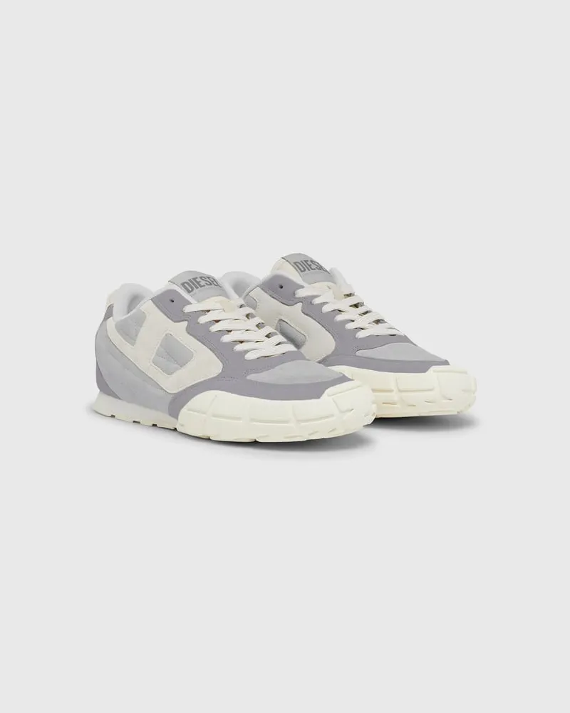 Diesel S-Pagodha-Gesteppte Wildleder-Sneaker - Sneakers - Herren - Grau Grau