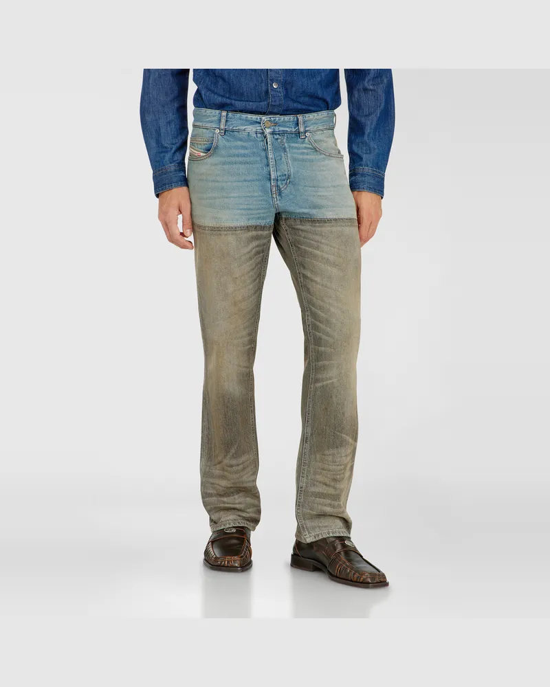 Diesel Slim Jeans Regular Waist 1993 D-Vyl, Farbig, Knopfverschluss Bunt