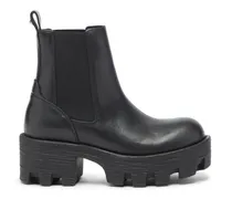 D-Hammer - Chelsea Boots aus Leder mit Profilsohle - Stiefel - Damen - Schwarz