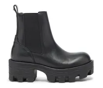 D-Hammer - Chelsea Boots aus Leder mit Profilsohle - Stiefel - Damen - Schwarz
