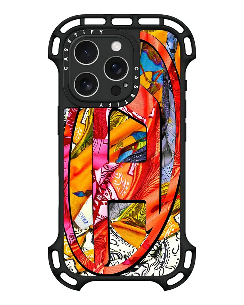Diesel Bandana-Hülle iPhone 16 Pro - Schutzhüllen - Unisex - Bunt Bunt
