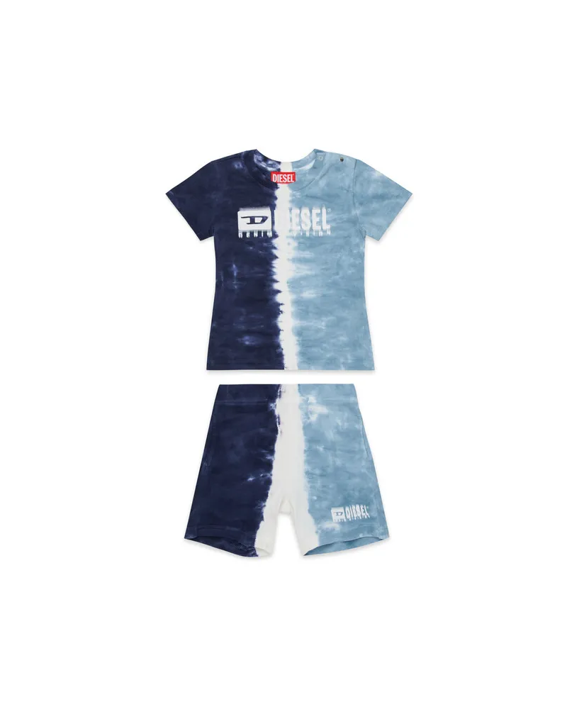 Diesel Tauchgefärbtes Bekleidungsset für Baby - Latzhosen - Herren - Blau Blau