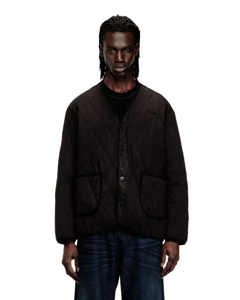 Diesel Jacke im gesteppter Futterstil - Jacken - Herren - Braun Braun