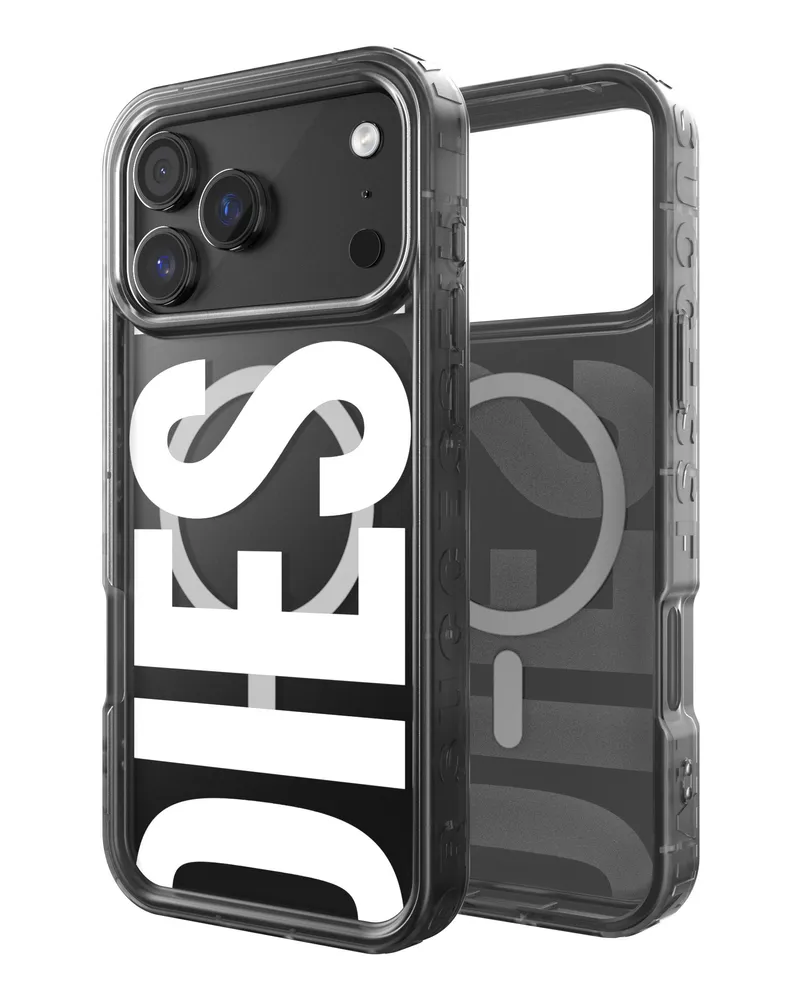 Diesel Biscotto Bumper Case mit Magsafe für iPhone 17 Pro Max - Schutzhüllen - Unisex - Schwarz Schwarz