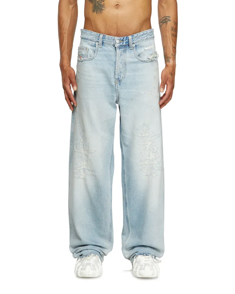Diesel Relaxed Jeans - 2001 D-Macro - Jeans - Herren - Blau Blau