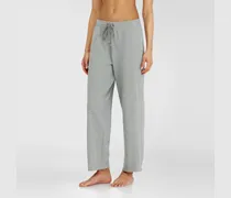 Aufgeraute Sweathose mit offenen Säumen - Hosen - Damen - Grau