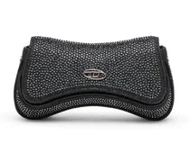 Play-Mini Crossbody-Tasche mit Kristall - Schultertaschen - Damen - Schwarz
