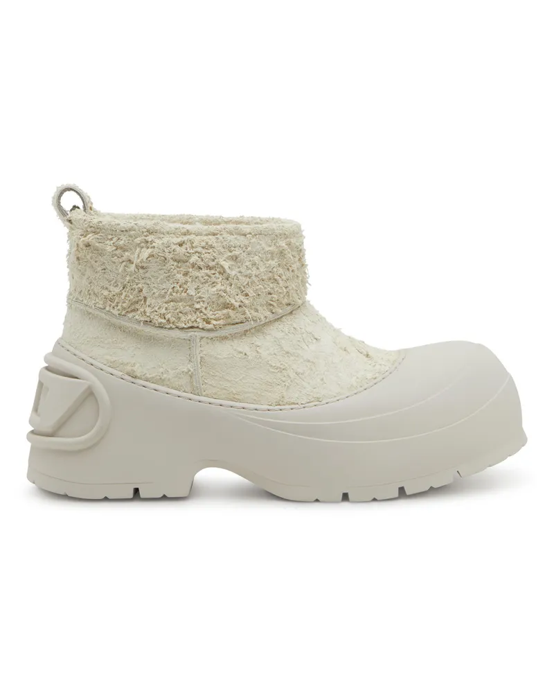 Diesel D-Donald-Klobige Stiefeletten mit Stollensohle - Stiefel - Herren - Weiss Weiss