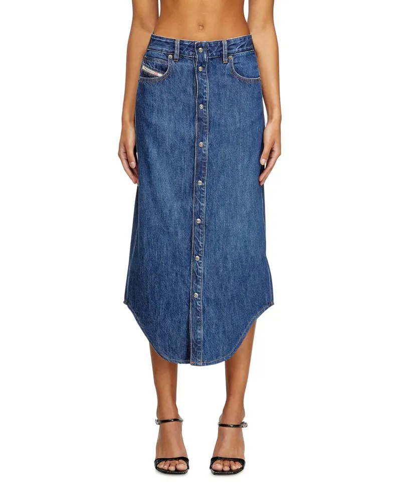 Diesel Jeansrock mit Frontknöpfen - Röcke - Damen - Blau Blau