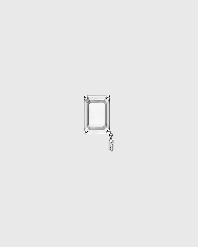 Diesel Ohrstecker aus Sterlingsilber - Ohrringe - Unisex - Silber Silber