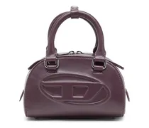1DR Dome-Mini-Bowlingtasche aus Leder - Schultertaschen - Damen - Rot
