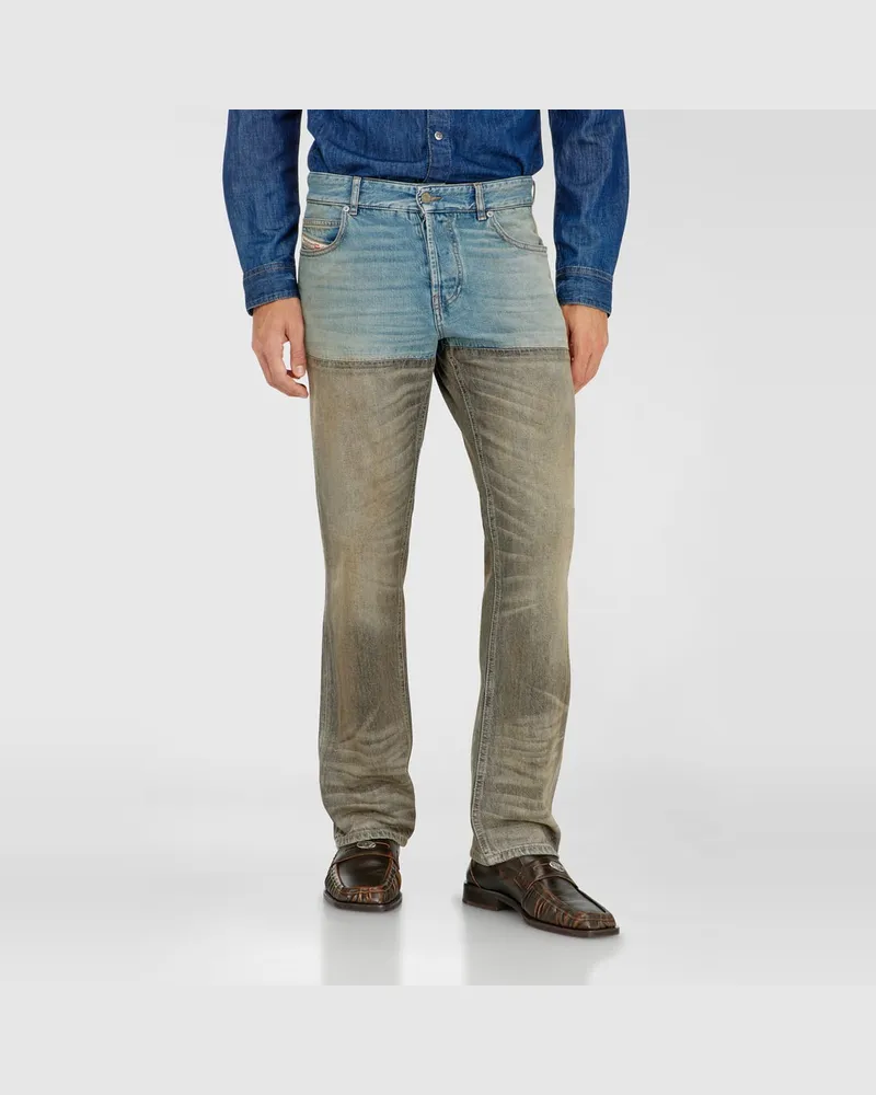 Diesel Slim Jeans Regular Waist 1993 D-Vyl, Farbig, Knopfverschluss Bunt