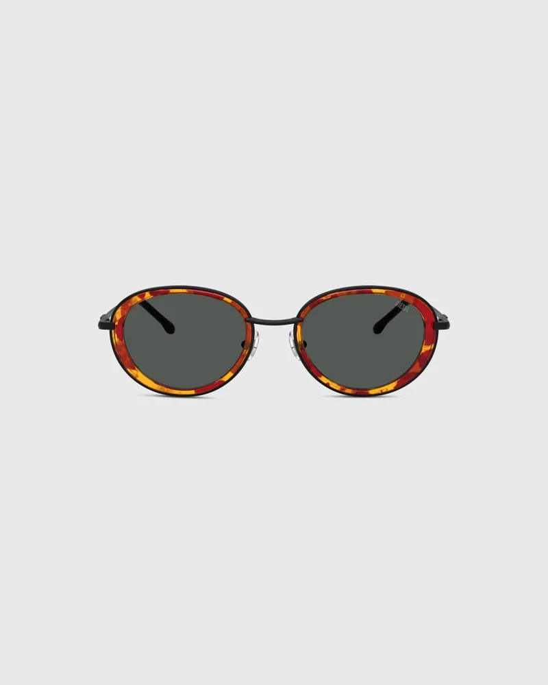 Diesel Ovale Sonnenbrillen - Sonnenbrille - Unisex - Schwarz Schwarz