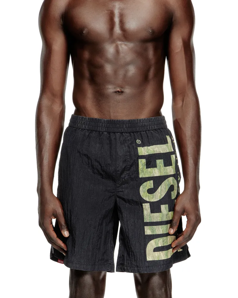 Diesel Boardshorts aus Camo-Ripstop - Lange Badeshorts - Herren - Bunt Bunt