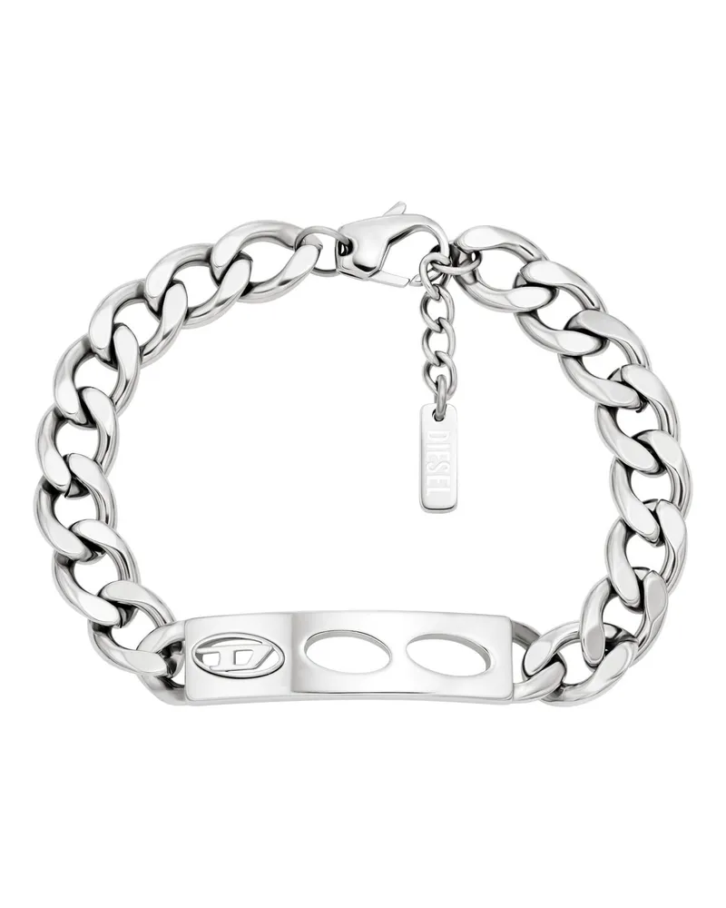 Diesel Edelstahl-ID-Armband - Armbänder - Unisex - Silber Silber