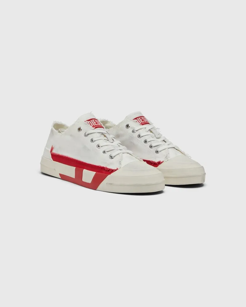 Diesel S-D-Verse-Canvas-Sneakers mit Schmutz-Effekt - Sneakers - Herren - Bunt Bunt