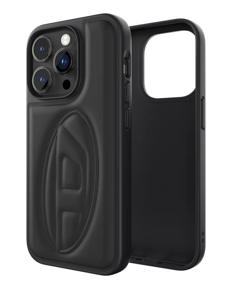 Diesel Handycase für iPhone 14 Pro - Schutzhüllen - Unisex - Schwarz Schwarz