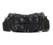 Multi-Pkts-Kleine Multipocket-Tasche aus gewaschenem Denim - Schultertaschen - Unisex - Grau