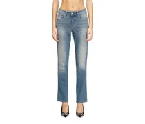 Slim Jeans Low Waist 1992 D-Jiann, Mittelblau, Knopfverschluss