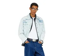 Denim overshirt mit patch-effekten - Denim jacken - Unisex - Blau