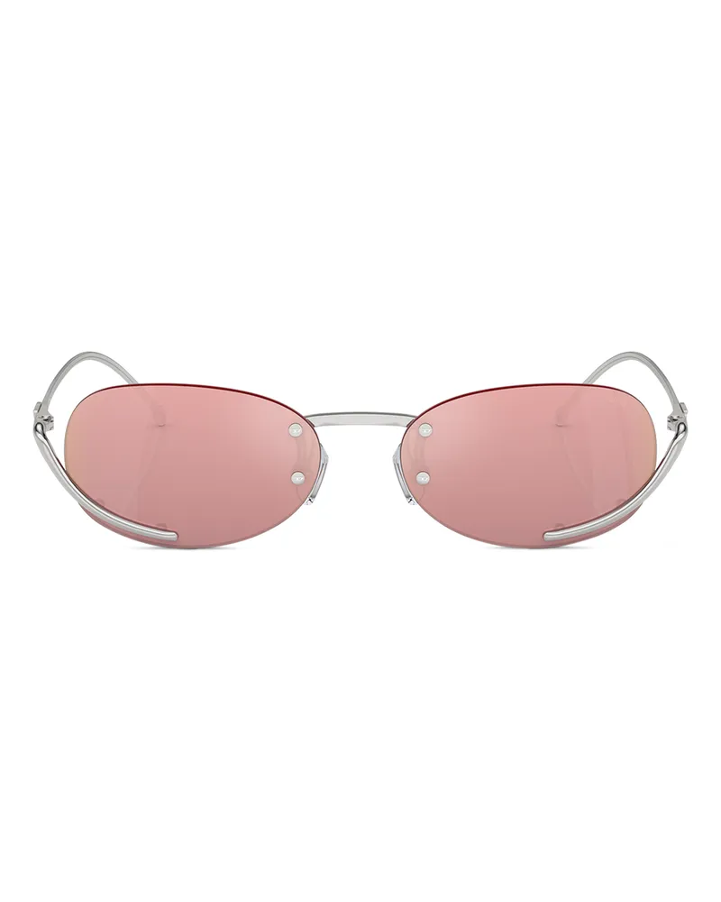 Diesel Ovaler Modell Brille - Sonnenbrille - Unisex - Rosa Rosa