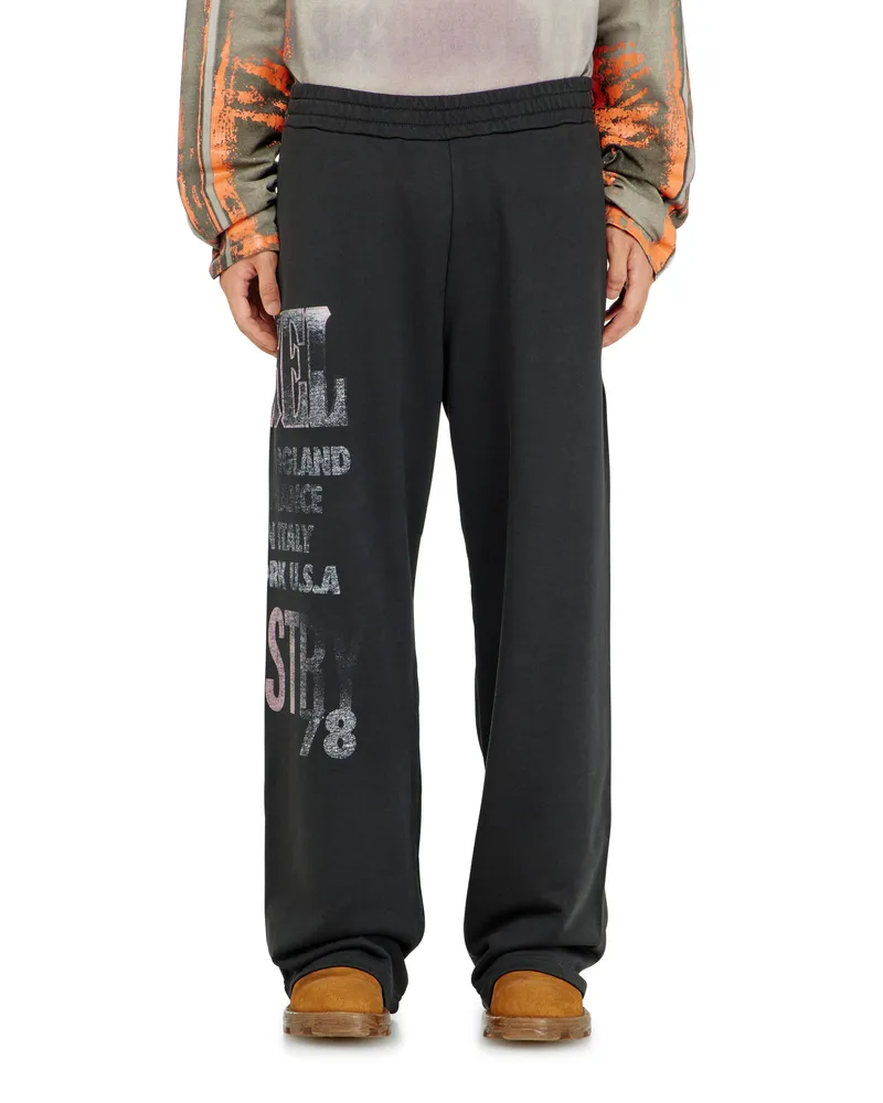 Diesel Sweatpants mit Konzert-Grafik - Hosen - Herren 