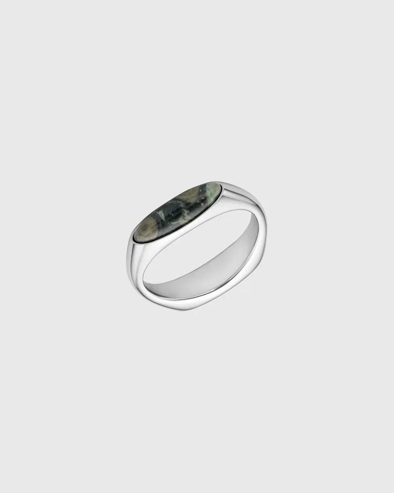 Diesel Siegelring aus Edelstahl - Ringe - Unisex - Silber Silber