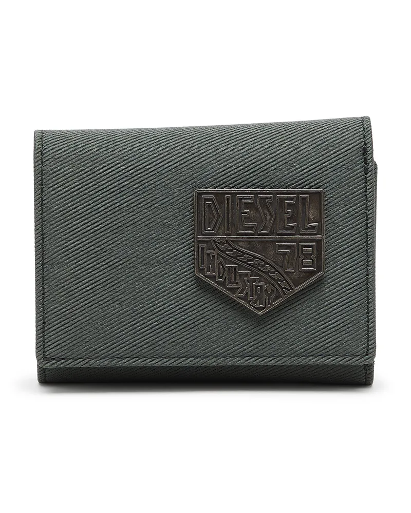 Diesel Münztasche mit geprägtem patch - Kleine Portemonnaies - Herren - Grün Grün