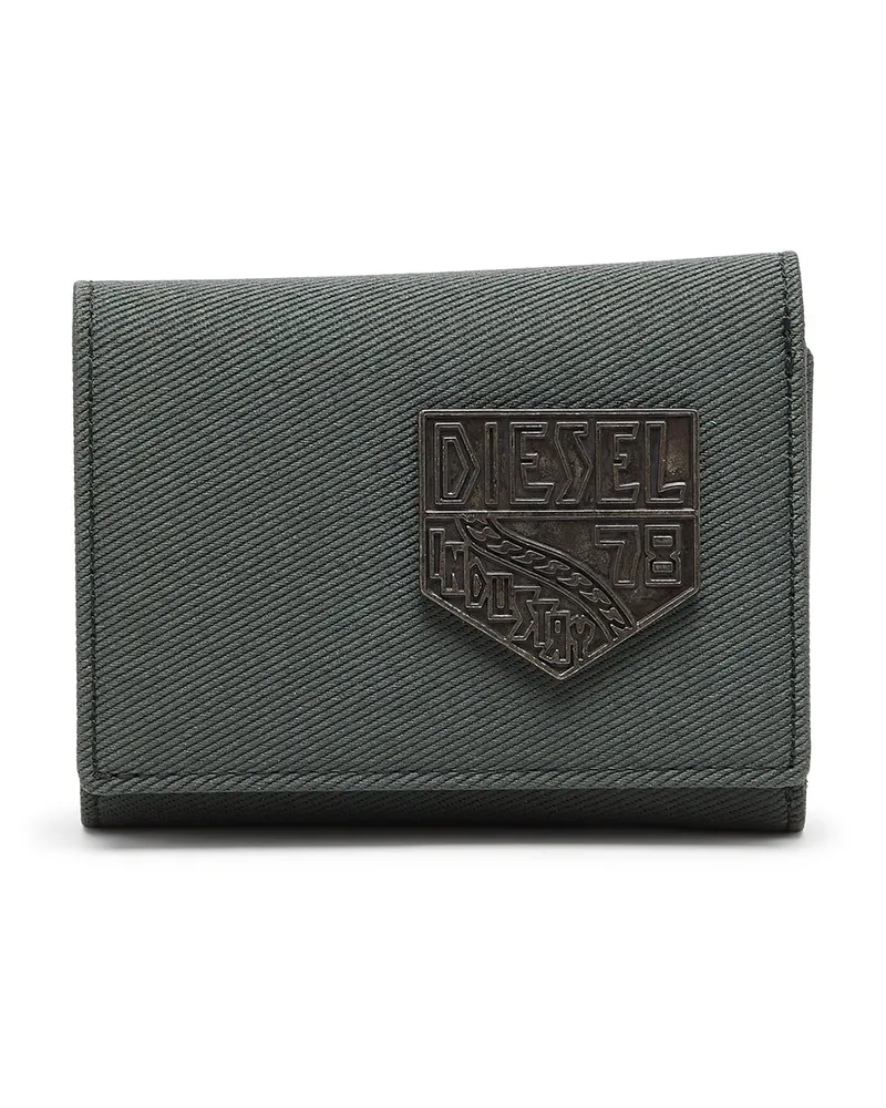 Diesel Münztasche mit geprägtem patch - Kleine Portemonnaies - Herren - Grün Grün