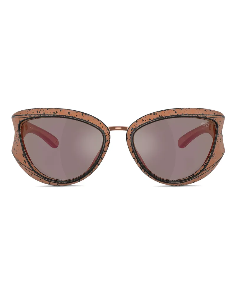 Diesel Cateye-Sonnenbrillen - Sonnenbrille - Unisex - Braun Braun
