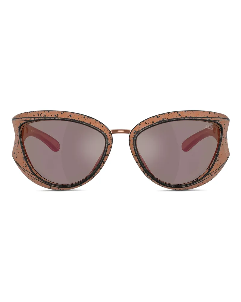 Diesel Cateye-Sonnenbrillen - Sonnenbrille - Unisex - Braun Braun