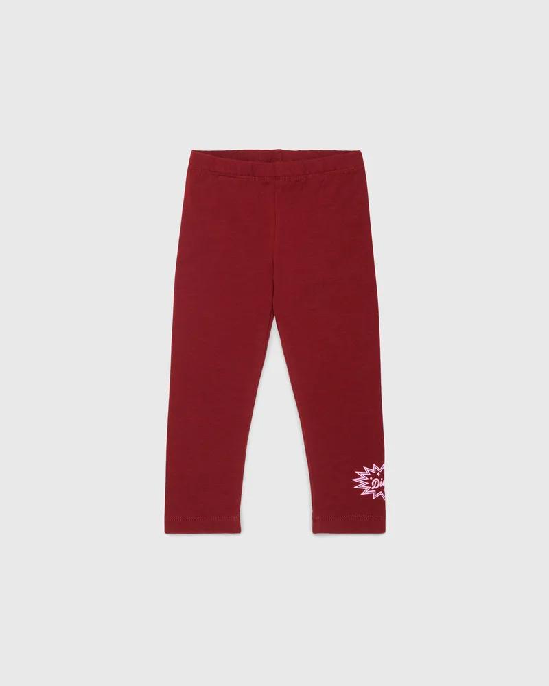 Diesel Leggings mit starburst Logo-Print - Hosen - Damen - Rot Rot