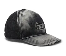 Basecap aus Destroyed-Denim - Hüte - Herren - Schwarz