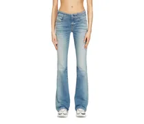 Bootcut Jeans Low Waist 1969 D-Ebbey, Hellblau, Reißverschluss