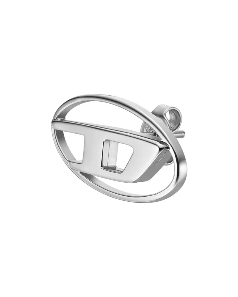 Diesel Ohrstecker aus Edelstahl - Ohrringe - Unisex - Silber Silber