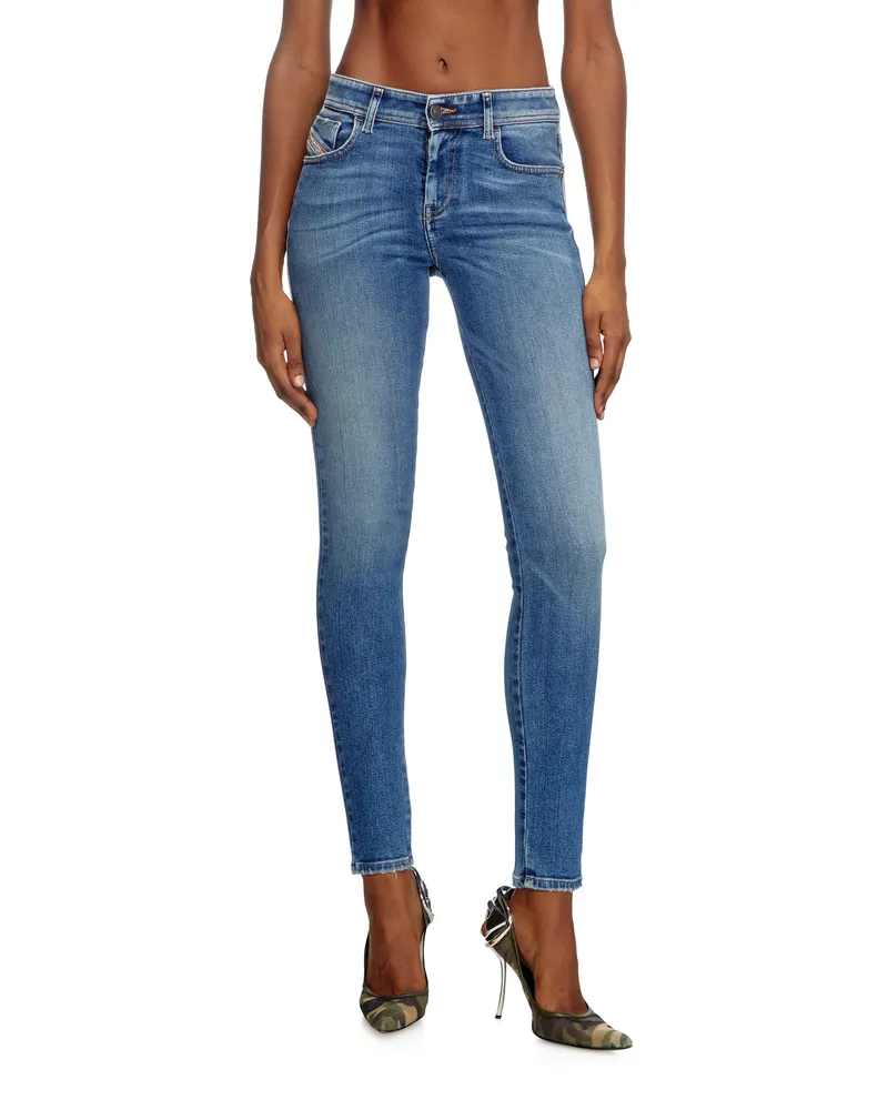 Diesel Skinny Jeans - 2017 Slandy - Jeans - Damen - Blau Blau