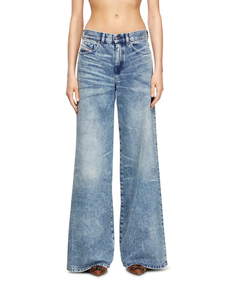 Diesel Flare Jeans - 1978 D-Akemi - Jeans - Damen - Blau Blau