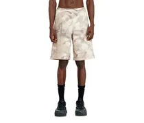 Sweatshorts mit digitalem Camouflage-Print - Kurze Hosen - Herren - Bunt