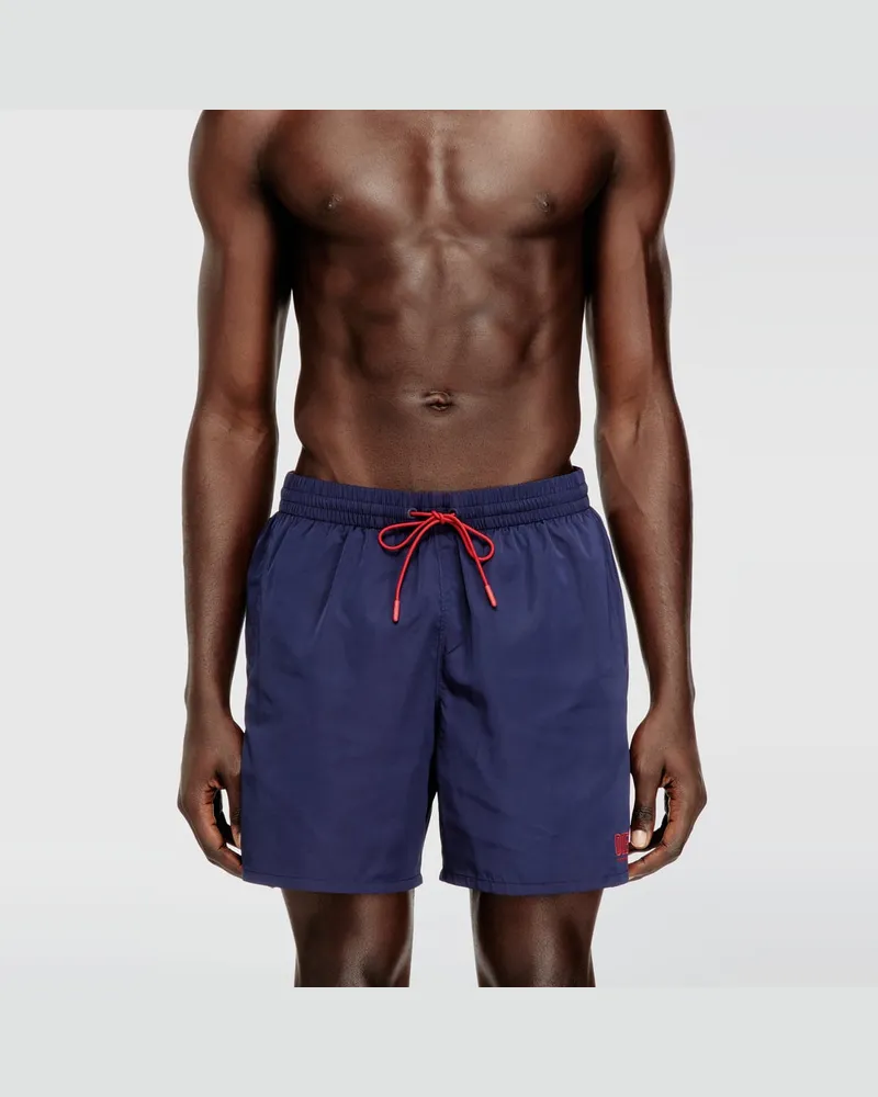 Diesel Badeshorts mit Reißverschlusstasche - Badeshorts - Herren - Blau Blau
