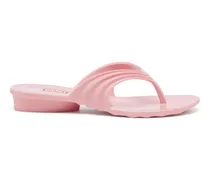 Künstlerisch gestaltete Flip-Flops aus Melflex - Sandalen - Damen - Rosa