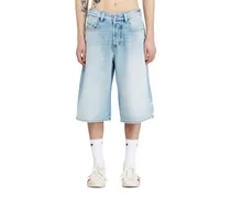 Shorts aus Denim mit Destroyed-Effekt - Denim Kurze Hose - Unisex - Blau