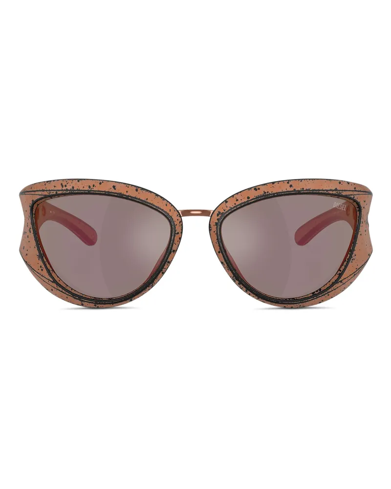 Diesel Cateye-Sonnenbrillen - Sonnenbrille - Unisex - Braun Braun