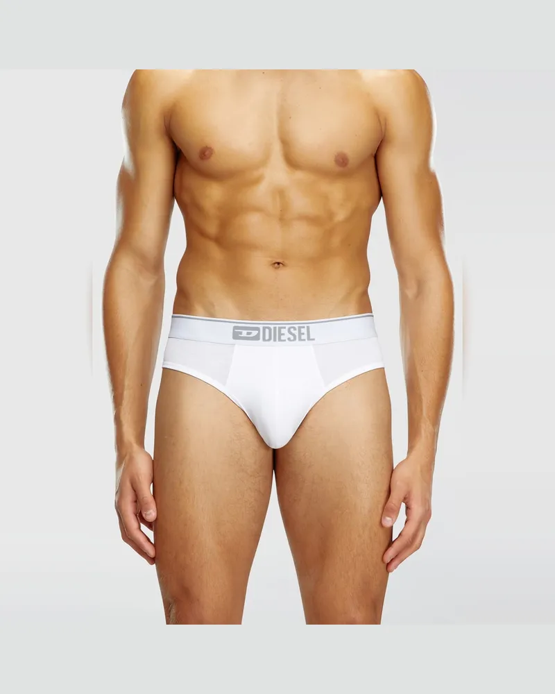 Diesel Einfarbige Logo-Briefs im Dreierpack - Slips - Herren - Bunt Bunt