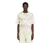T-Shirt mit Animal-Print - T-Shirts - Herren - Grau