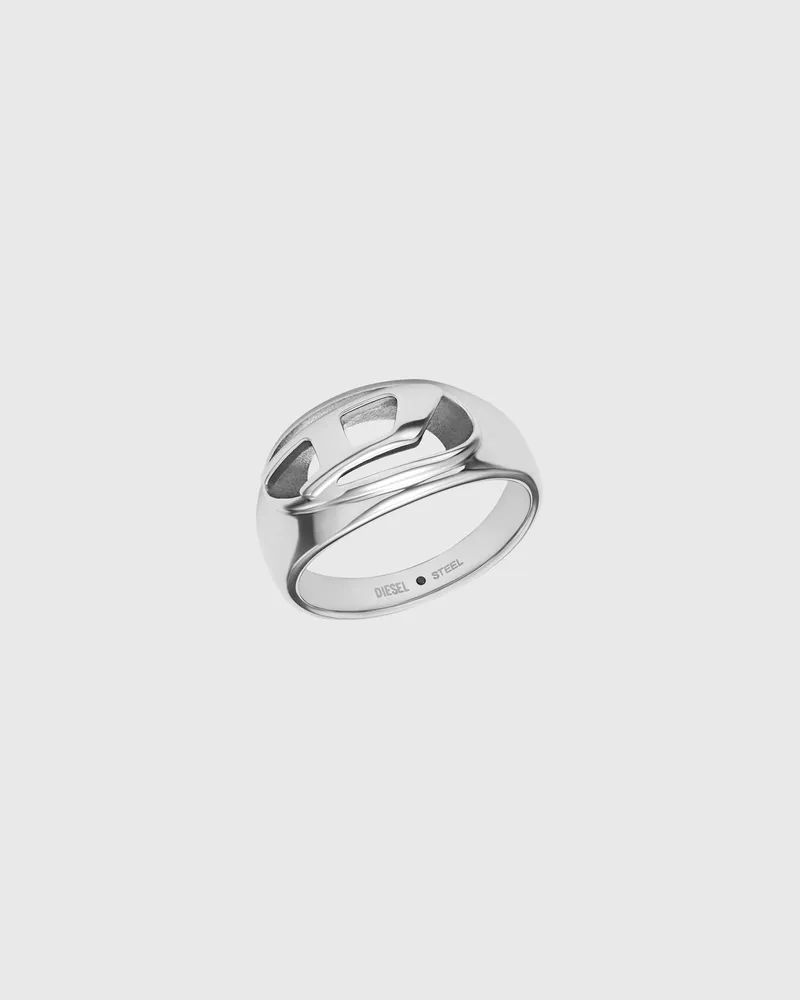 Diesel Bandring aus Edelstahl - Ringe - Unisex - Silber Silber
