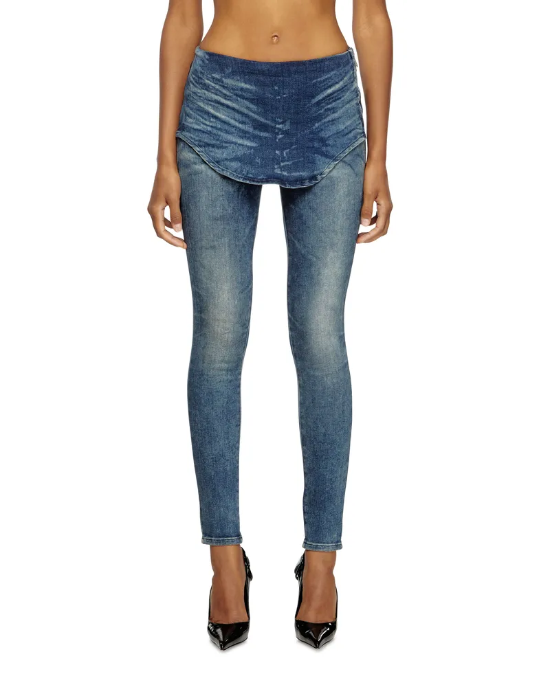 Diesel Slim Jeans - D-Gnol - Jeans - Damen - Blau Blau