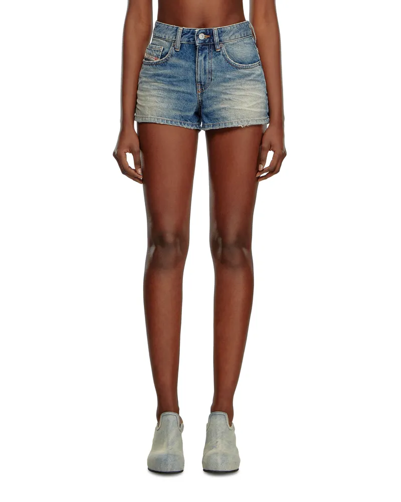 Diesel Shorts aus Denim - Kurze Hosen - Damen - Blau Blau