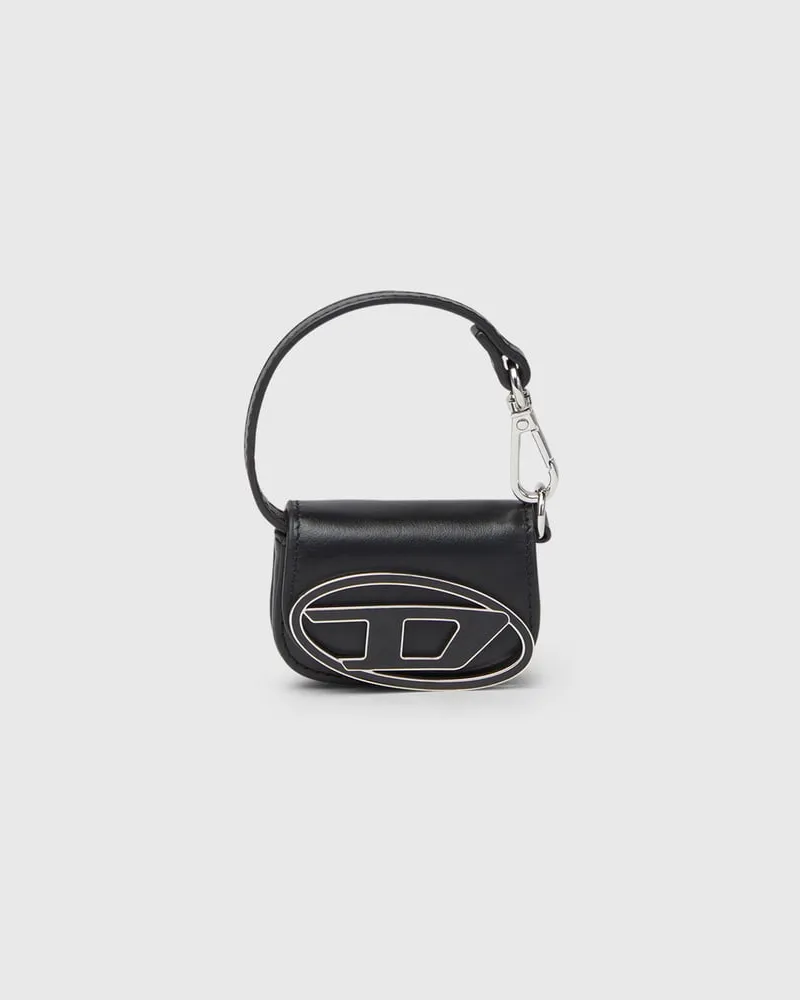 Diesel Taschenanhänger aus Leder - Charms und Schlüsselanhänger - Damen - Schwarz Schwarz