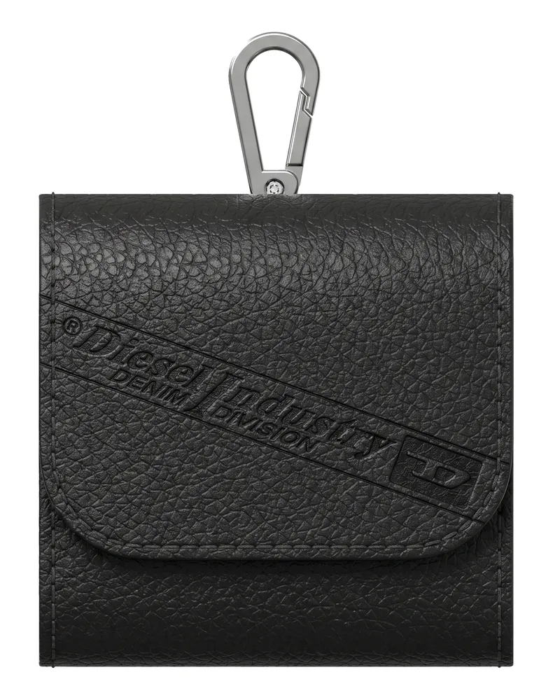 Diesel Flag D Tasche für True-Wireless-Ohrhörer - AirPods-Hüllen - Unisex - Schwarz Schwarz