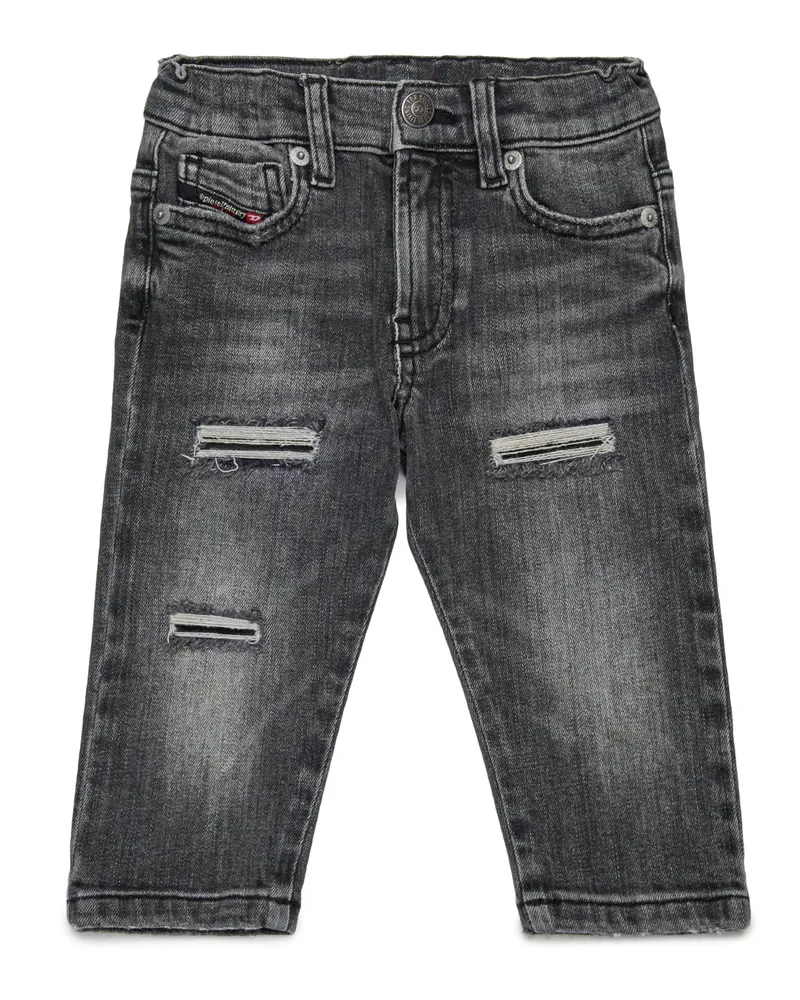 Diesel Regular Jeans - D-Jools - Jeans - Unisex - Schwarz Schwarz